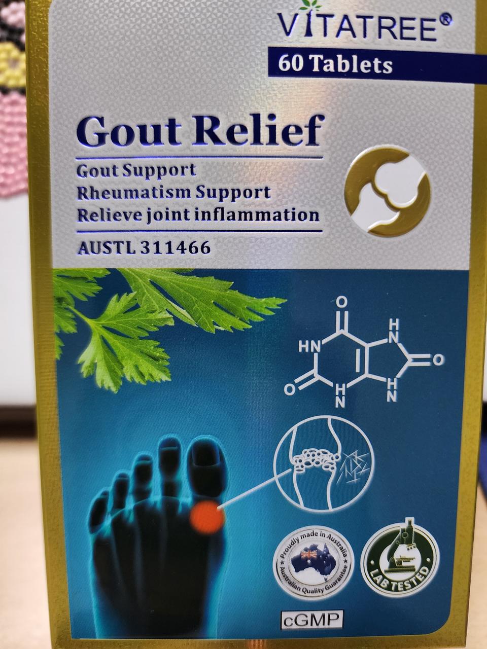 호주 가우트 릴리프 통풍 60정 gout