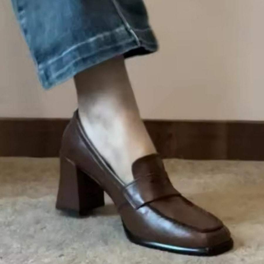 여자하이힐 여성펌프스 7cm 구두 로퍼 230~250 슬립온