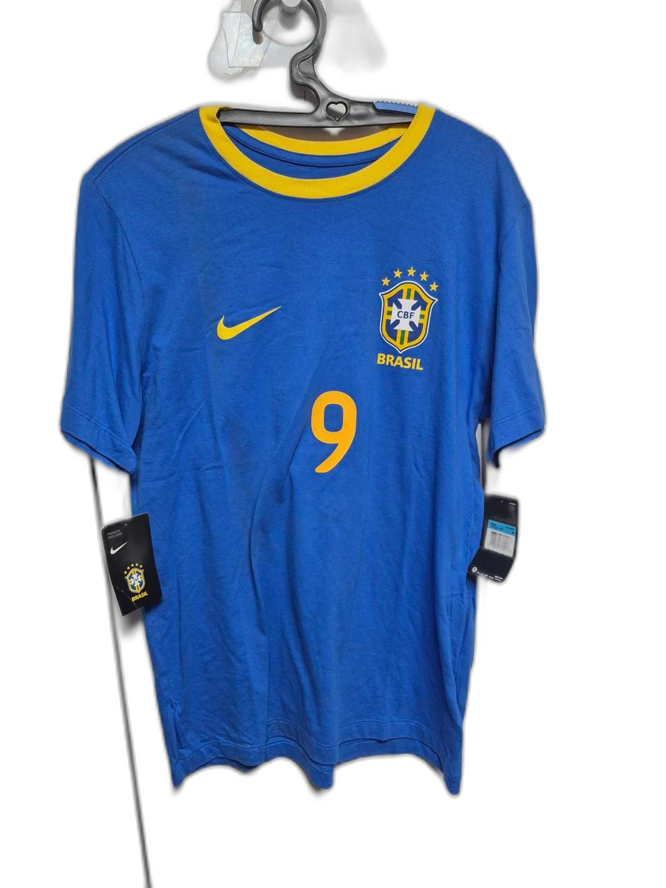 호나우두 브라질 국대 티셔츠 나이키 정품 100사이즈 팝니다 새상품