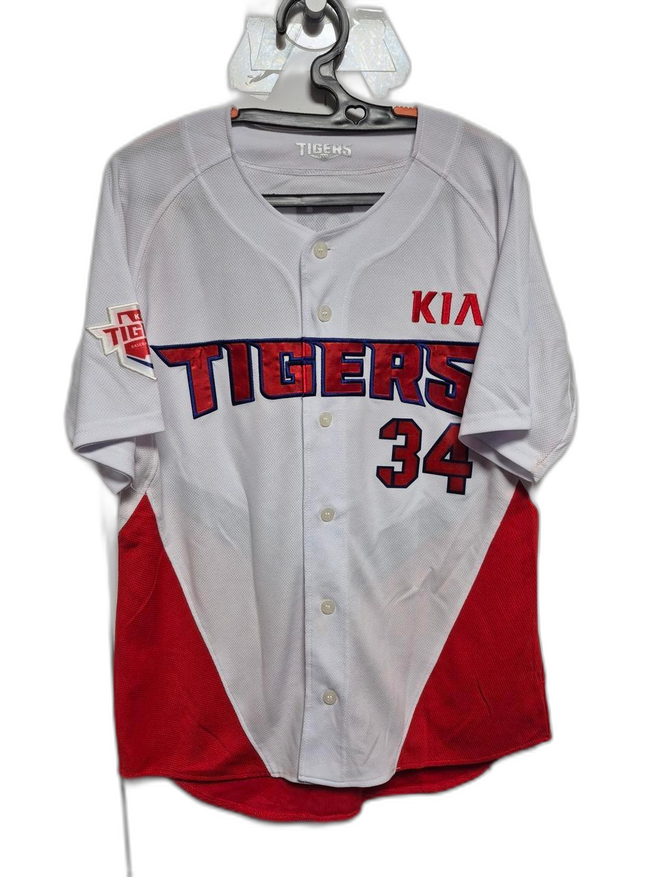 기아타이거즈 유니폼 100사이즈 유니폼 최형우마킹 팝니다