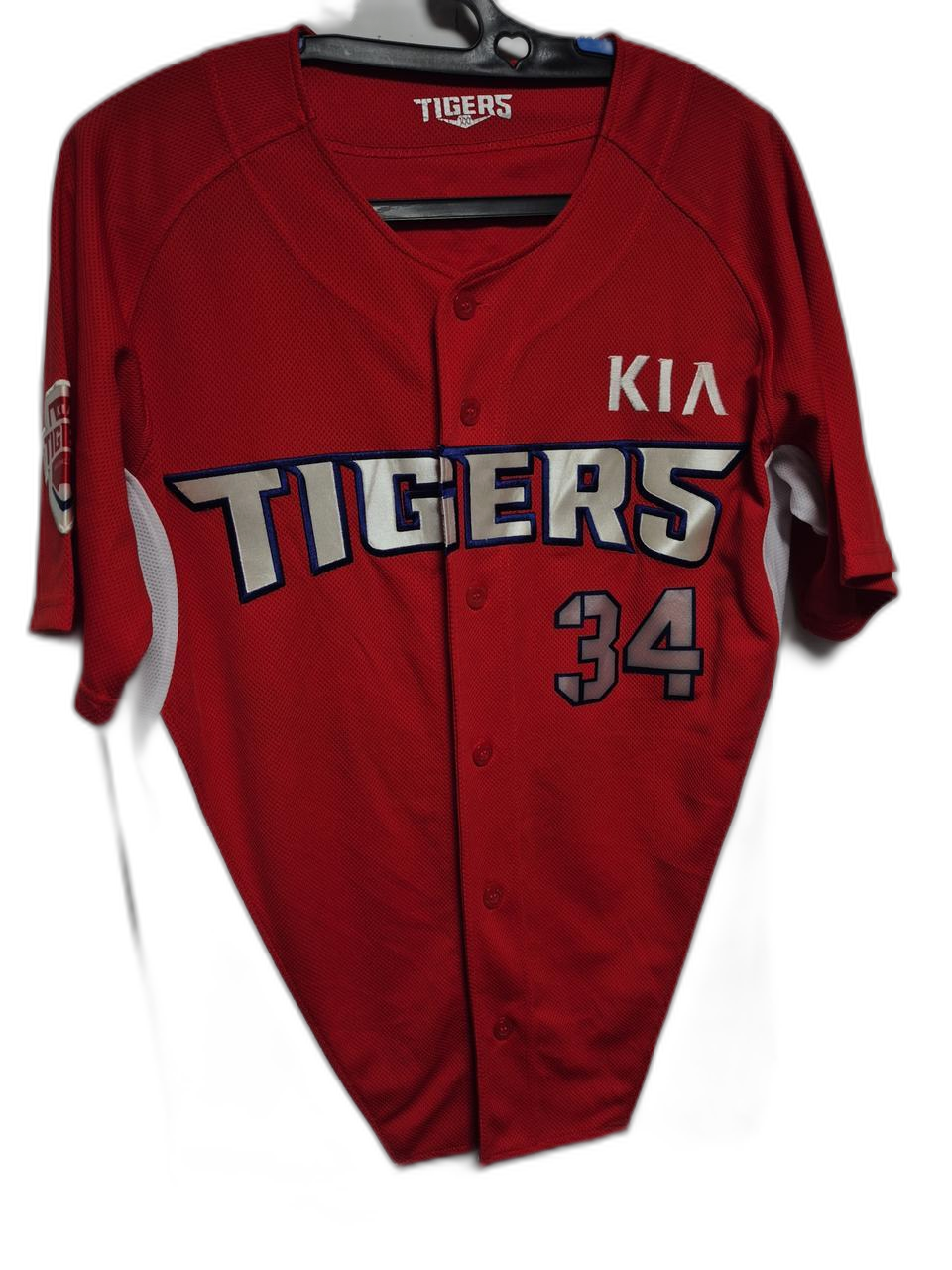 기아타이거즈 유니폼 100사이즈 최형우 마킹 팝니다