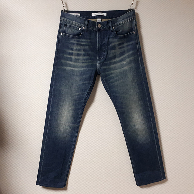 30/캘빈 프리미엄 슬림일자핏 청바지/30-898