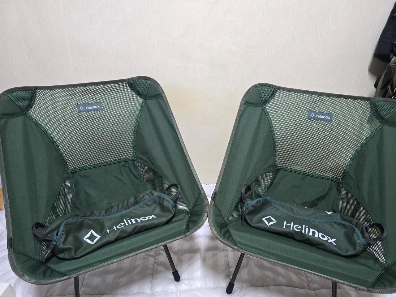 헬리녹스 체어원(포레스트 그린,단종 버전(블랙 프레임))2개