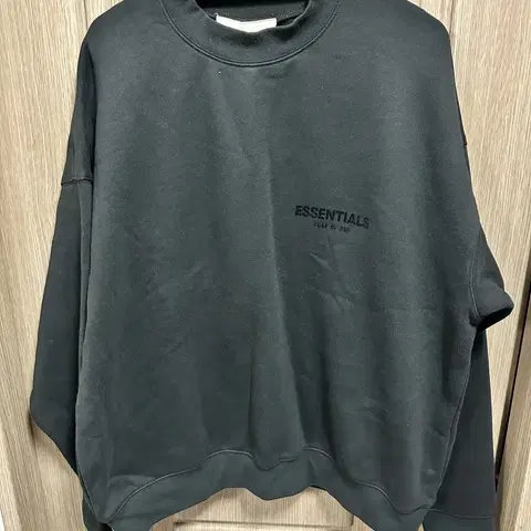 에센셜 맨투맨 기모 m