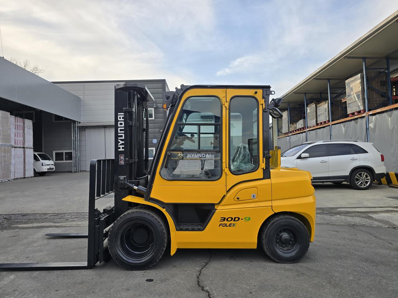 현대 3톤 3단 15년식 더블 자동발 캐빈 디젤지게차