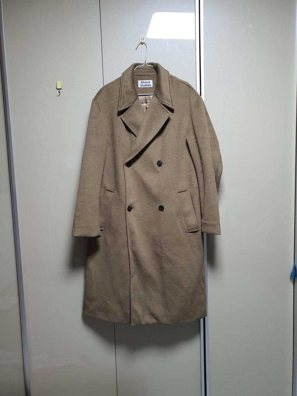 비켄드스튜디오 오버핏 남성 더블 롱코트(L) 32