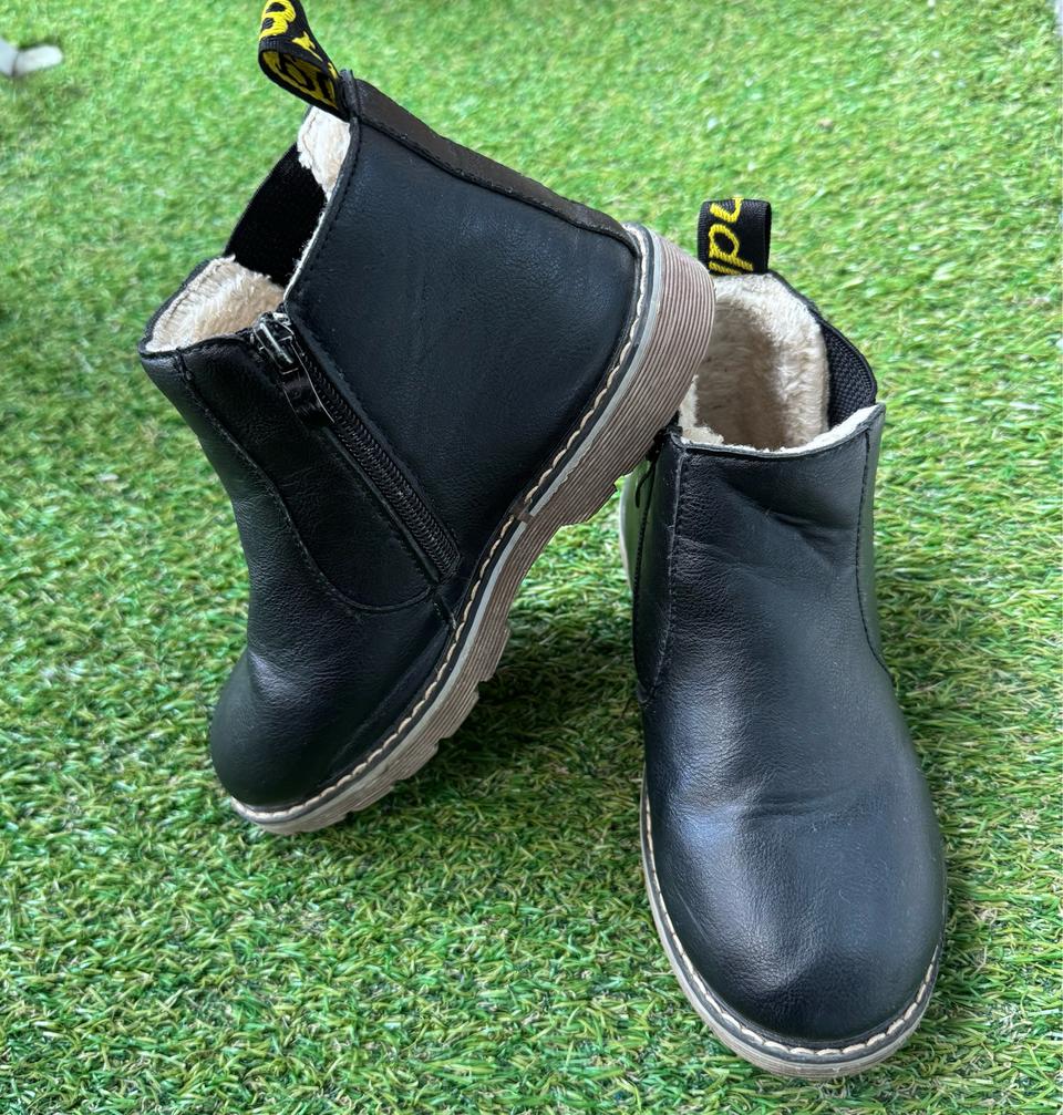 유아 아동 첼시 털안감 부츠