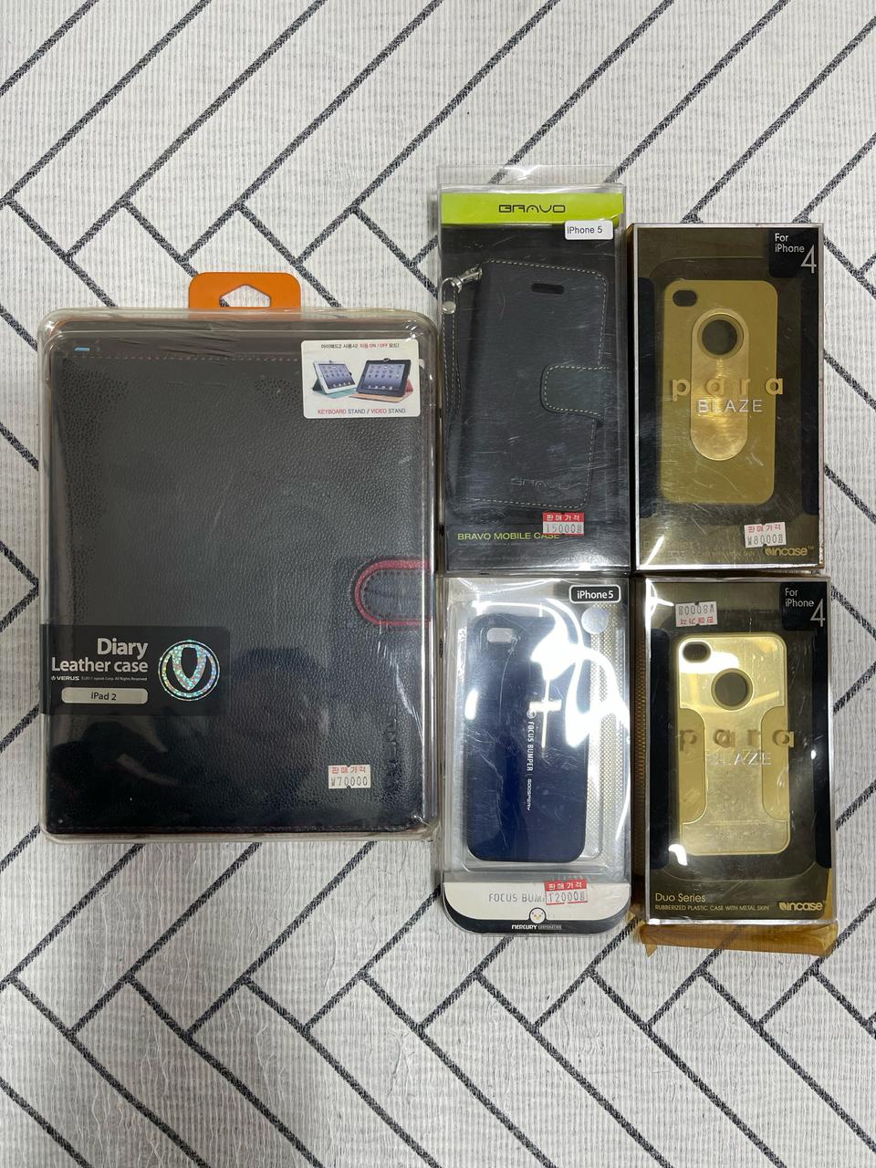 애플 아이폰4 / 아이폰5 / 아이패드2 케이스 5개 일괄 처분