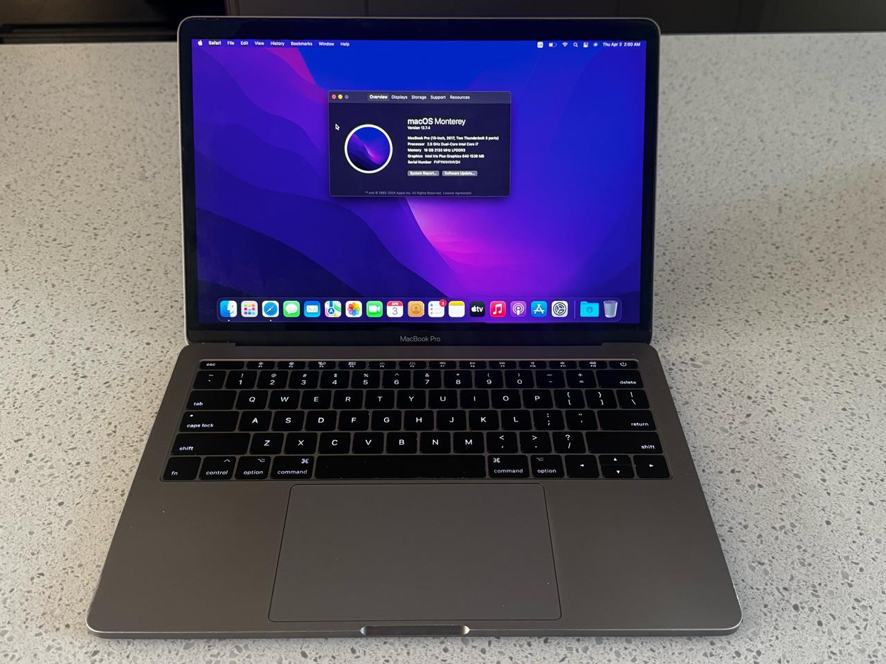 MacBook Pro 13inch, 2017
