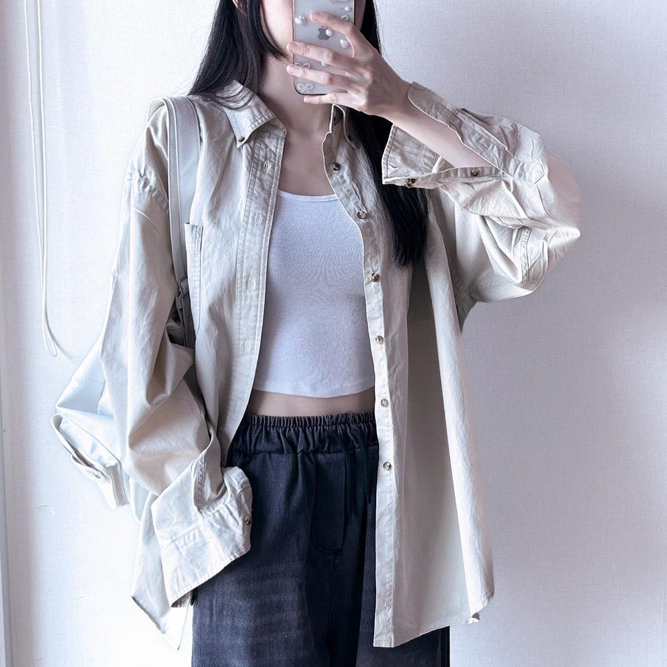 칼하트 베이지 셔츠