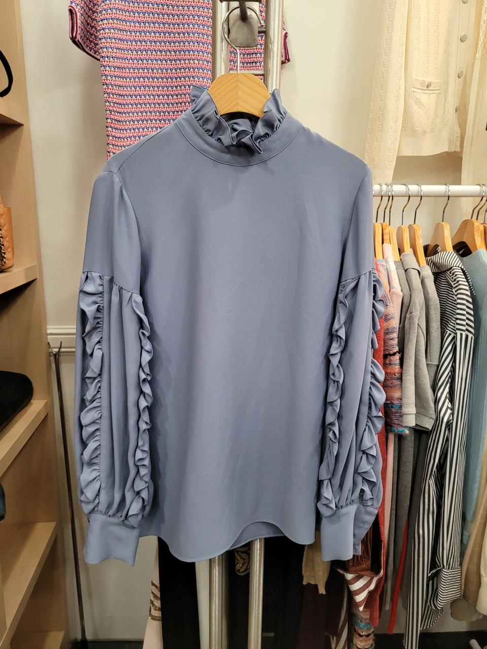 제시뉴욕 프릴 럭셔리 블라우스(44)