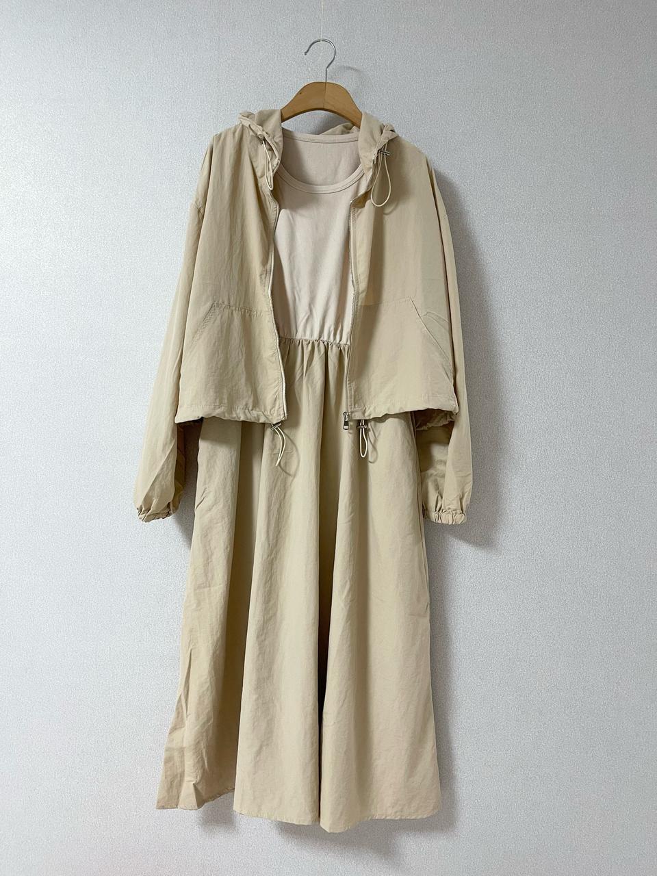 점퍼 원피스 세트 새상품