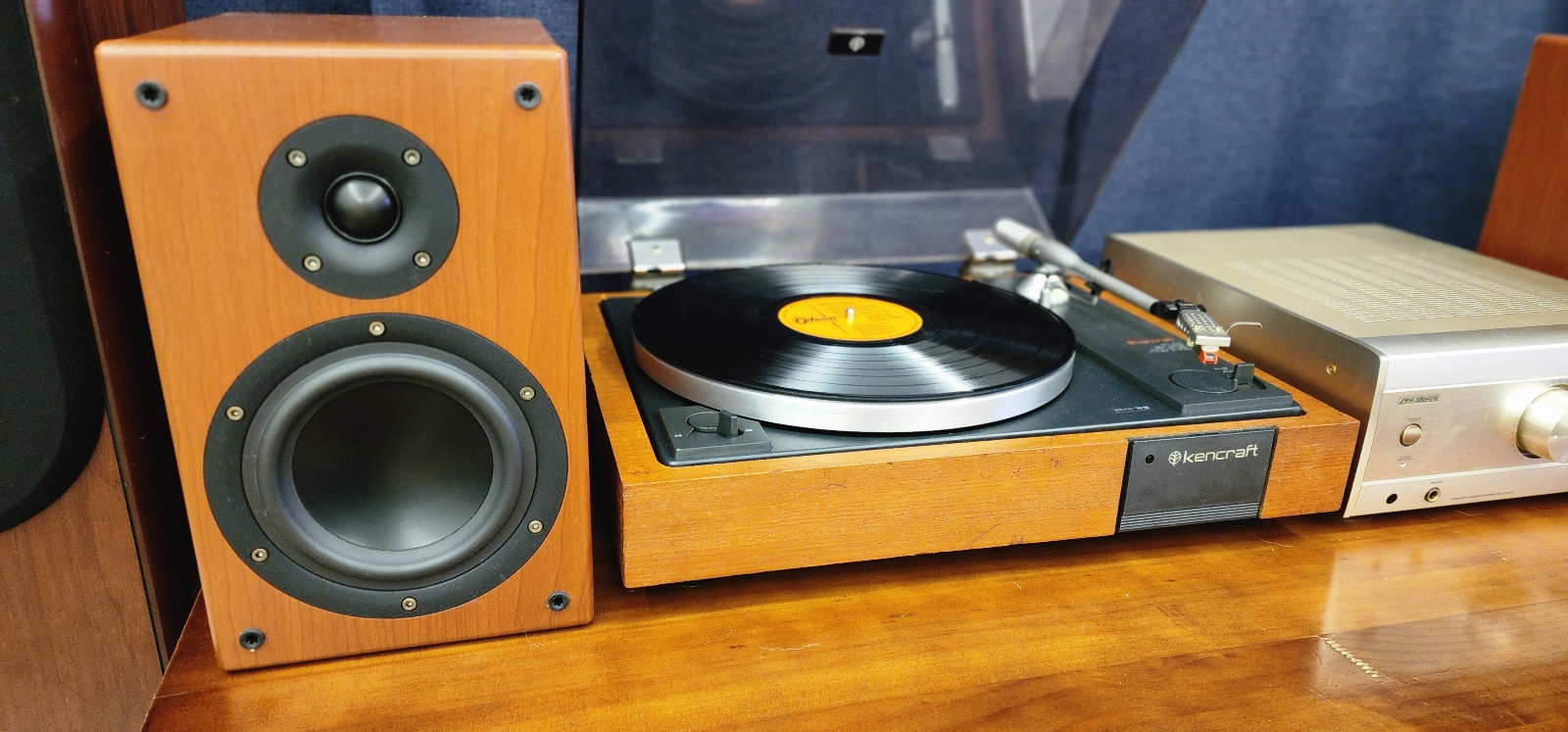 데논스피커.산수이 앰프.켄우드 턴테이블