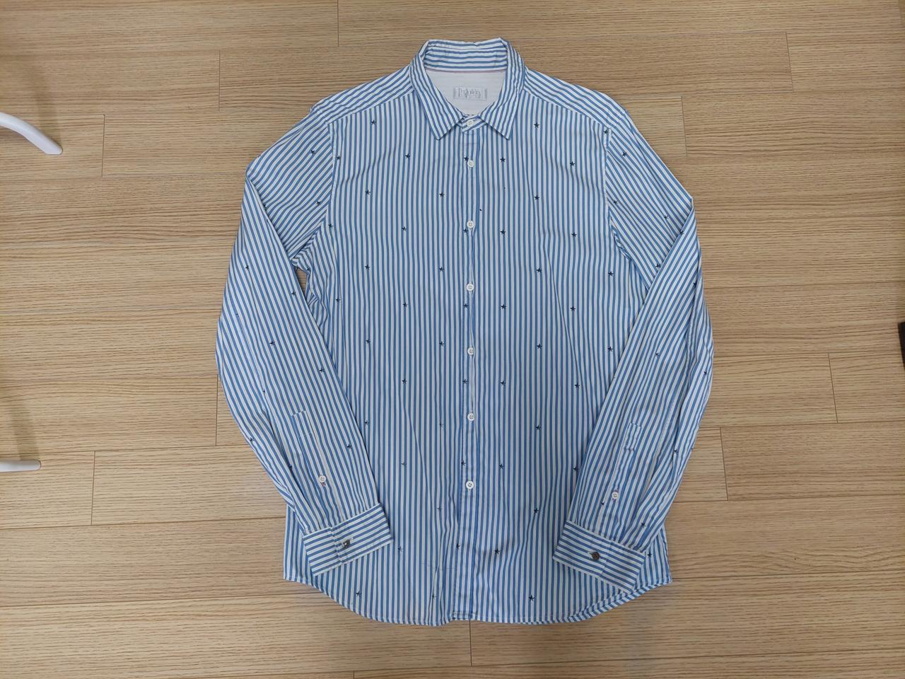 타임 옴므  스타 스트라이프  셔츠