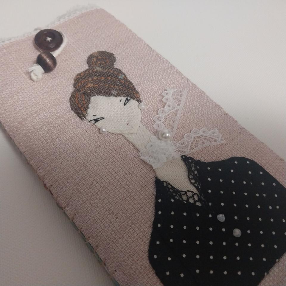 퀼트 스카프여인 안경집 & 필통