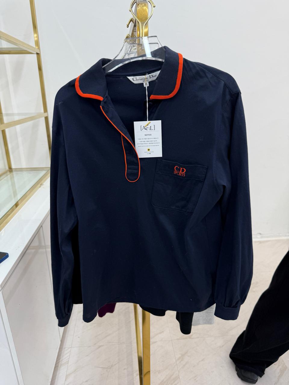 크리스찬디올 PK 배색 스포츠 티셔츠