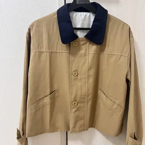 크롭 트렌치자켓