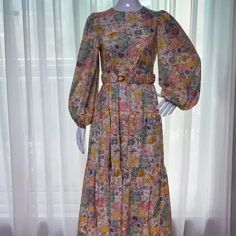 플라워롱원피스 새상품 새것