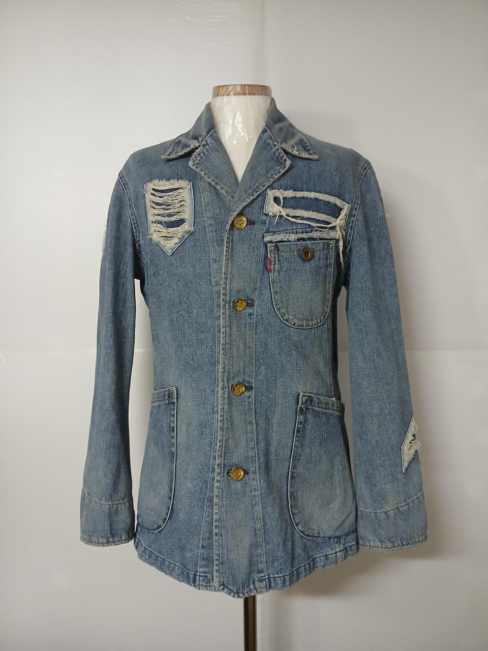95)리바이스 레드탭 해외판 빈티지 데님 자켓