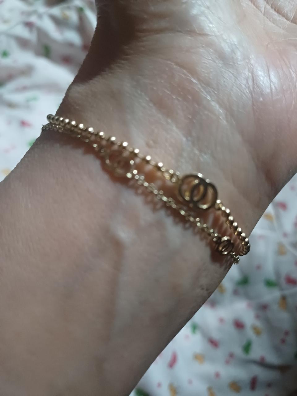 14K 골드  샤× 팔찌