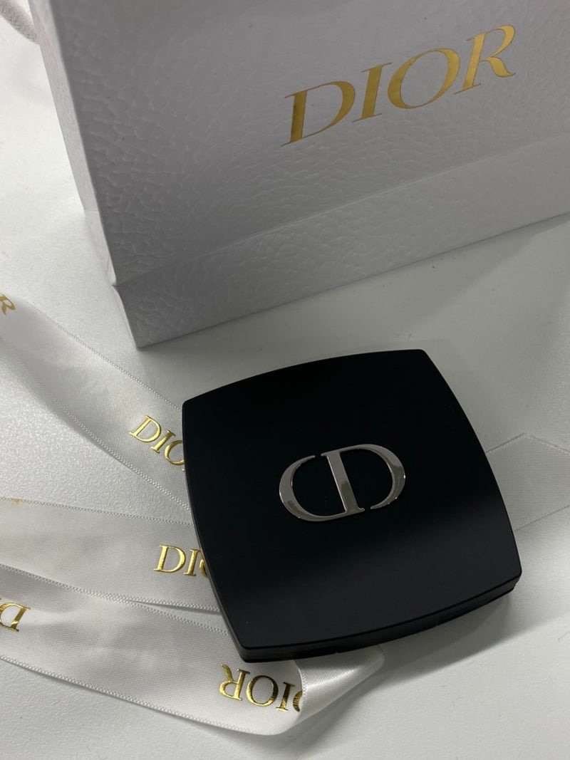 디올 블랙 사각 양면거울 손거울