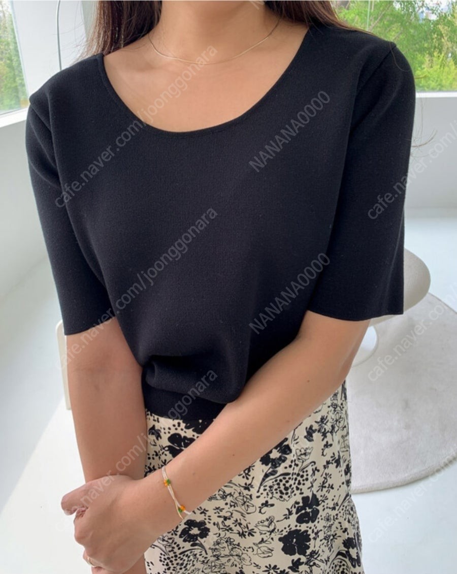 새상품) 곰부인네 벨라 스퀘어니트