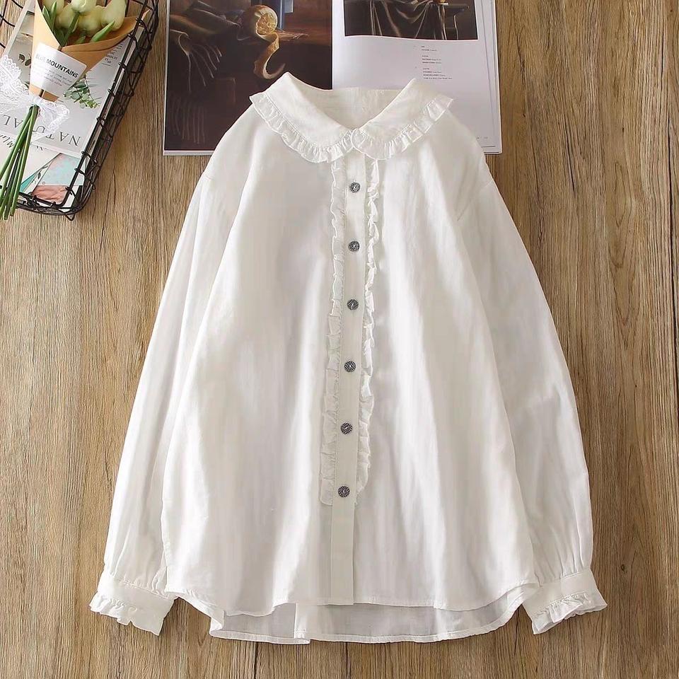 새상품)프릴블라우스