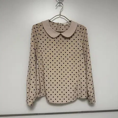 보니알렉스 땡땡이 쉬폰 블라우스