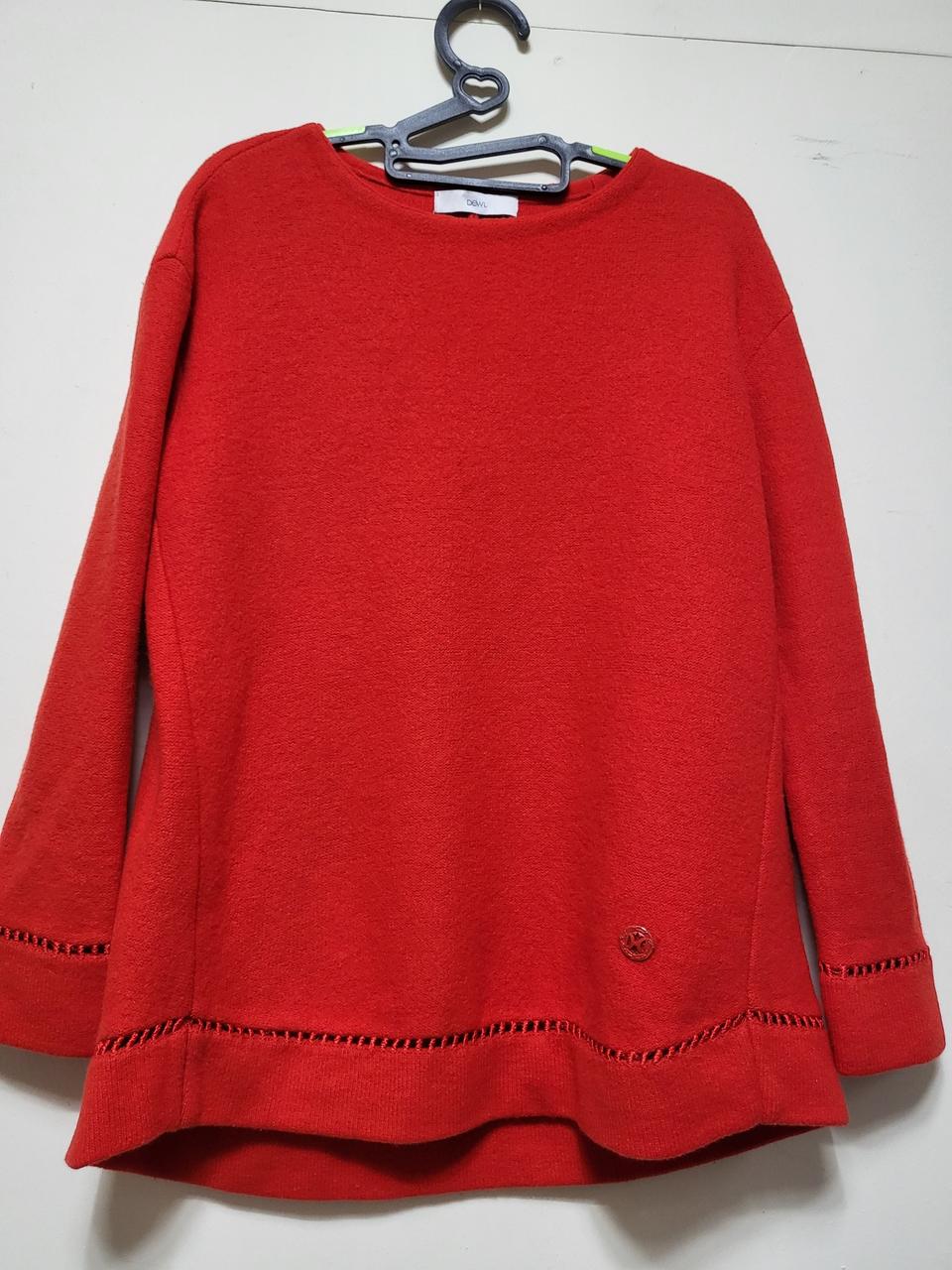 듀엘 블러드빛 니트