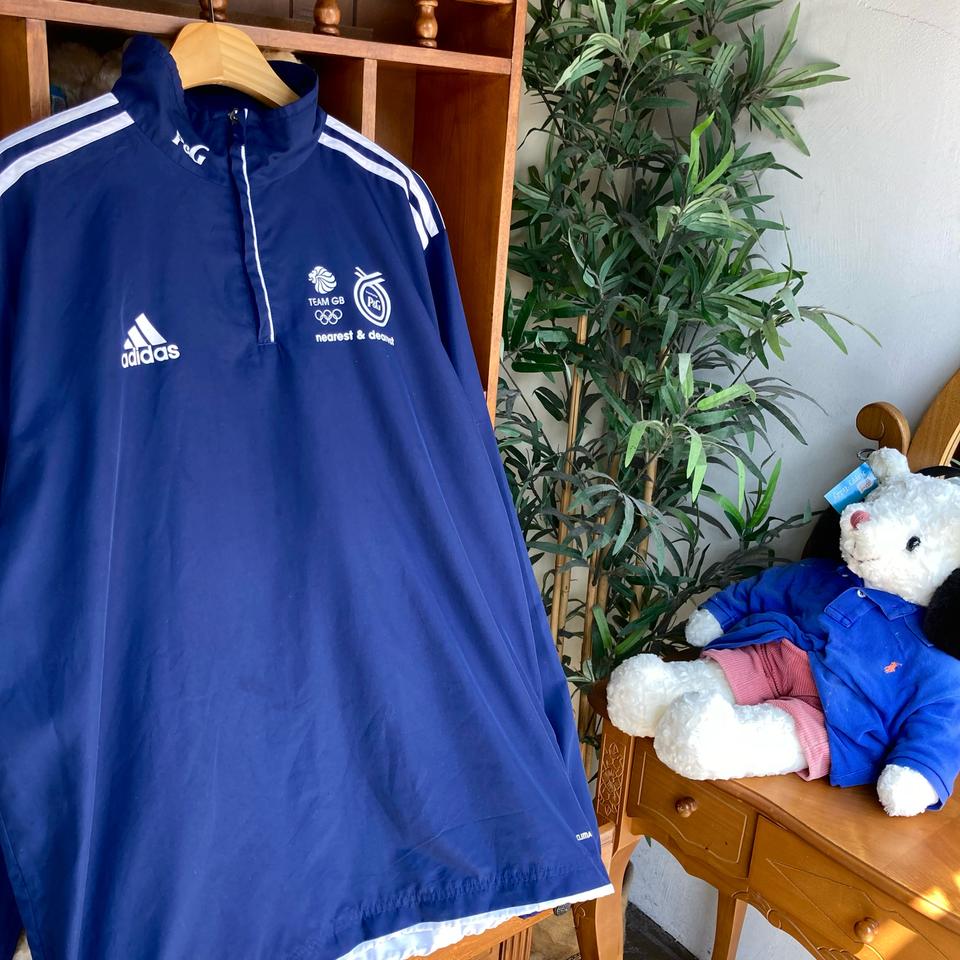 아디다스 스몰로고 반집업 트랙탑