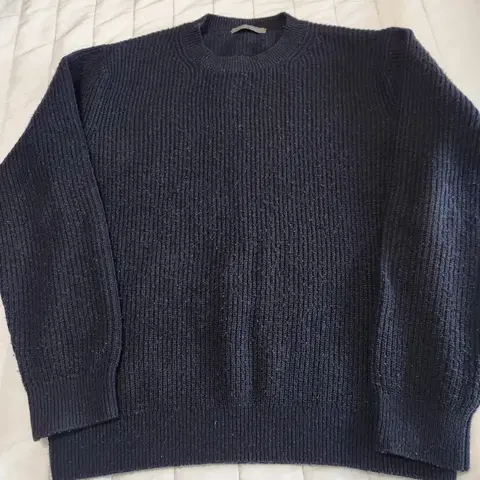 [xl] 지오다노 울혼방니트 다크네이비