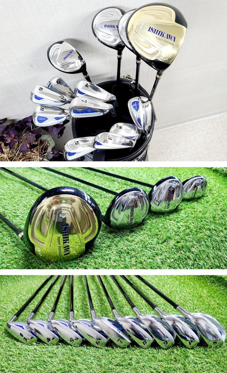 남성용 ISHIKAWA X-103 골프클럽 풀셋트