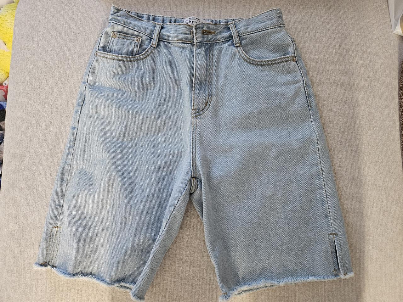 난스판 뒷밴딩 5부청바지