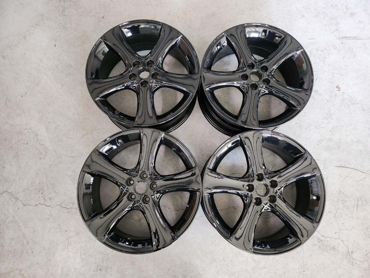 올뉴 제네시스 G80 20인치 프론트 옵셋 블랙휠 순정휠 중고휠 팝니다