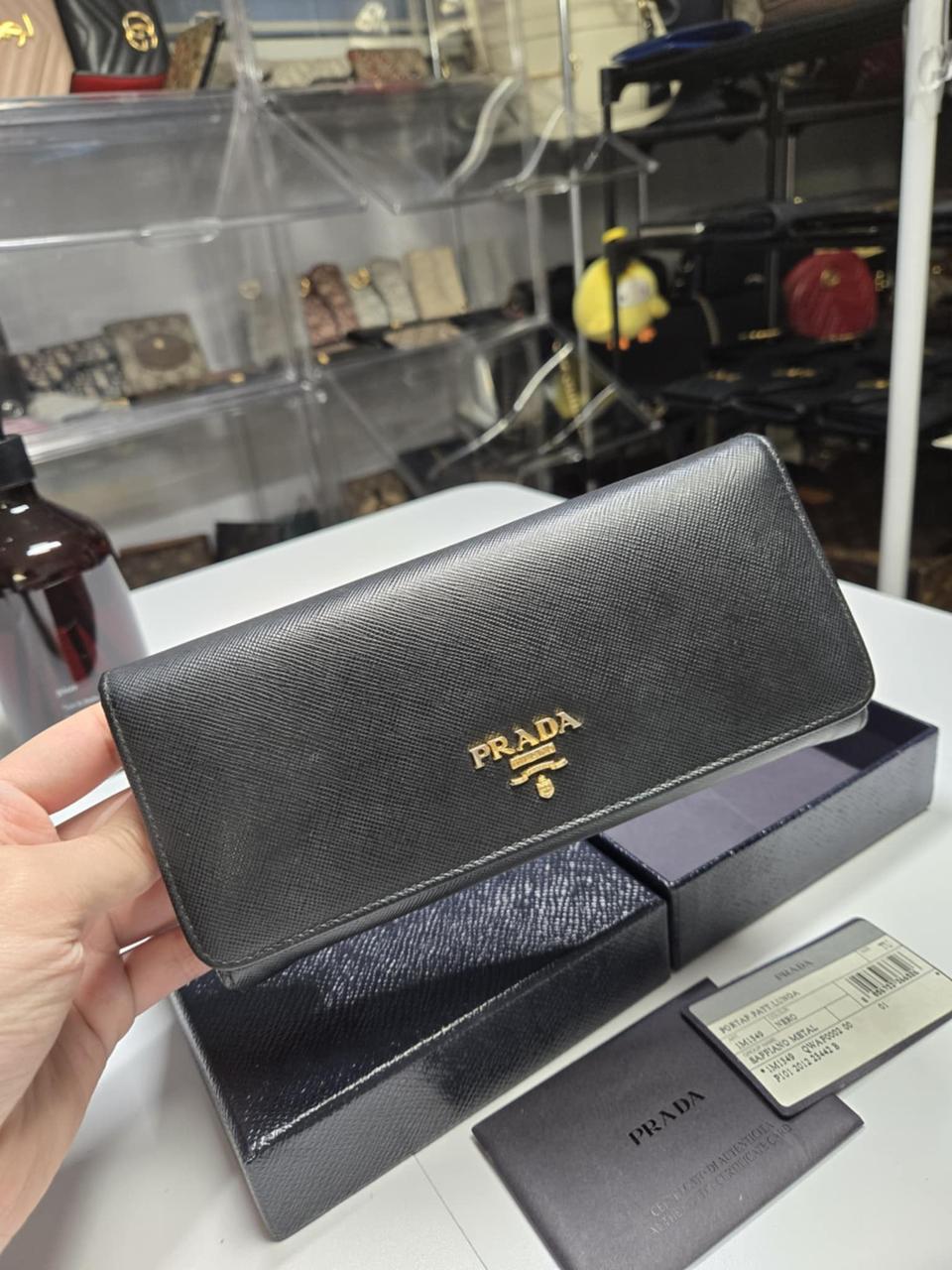[정품]프라다 사피아노 장지갑