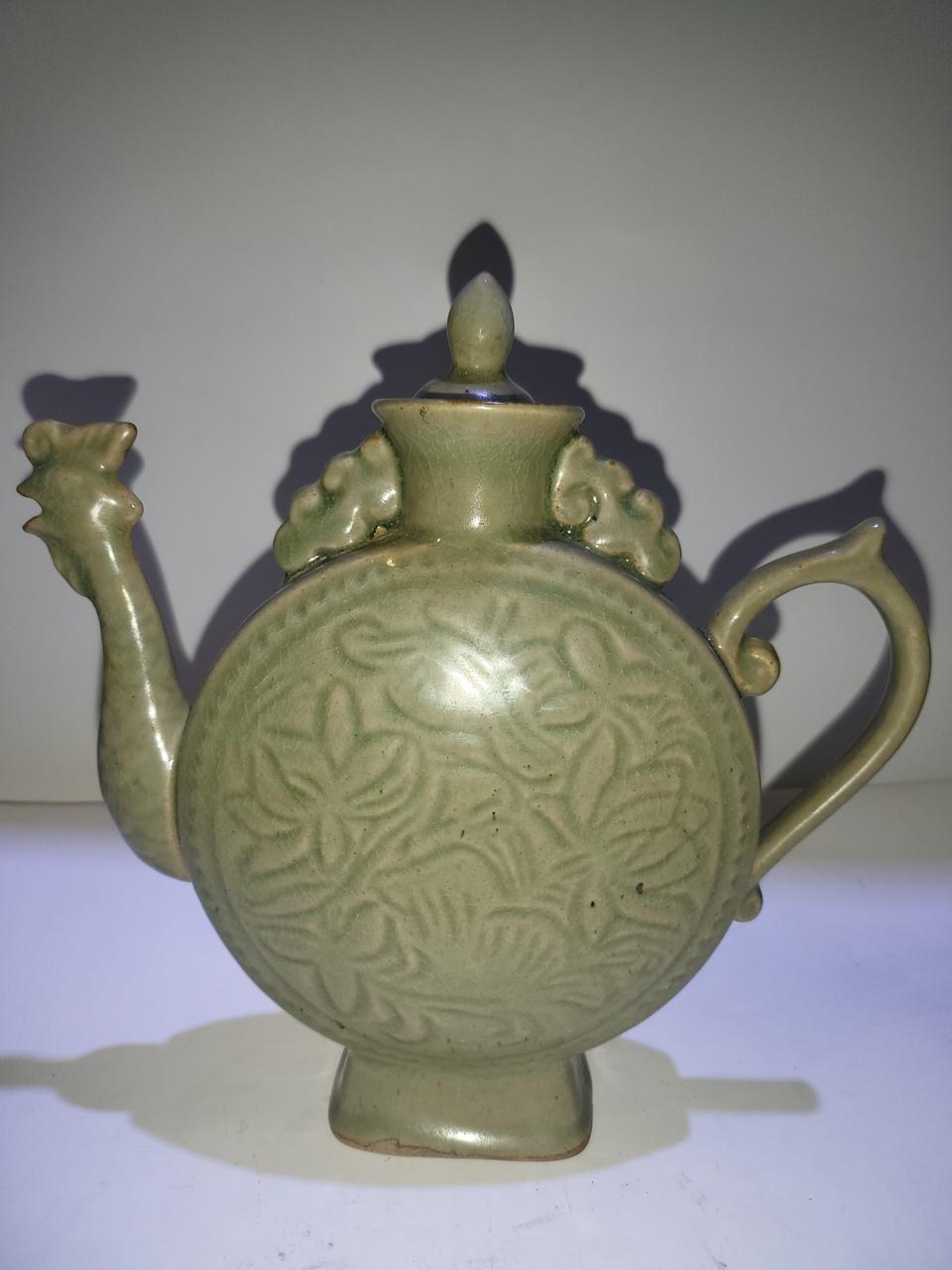 청자 편병 주전자