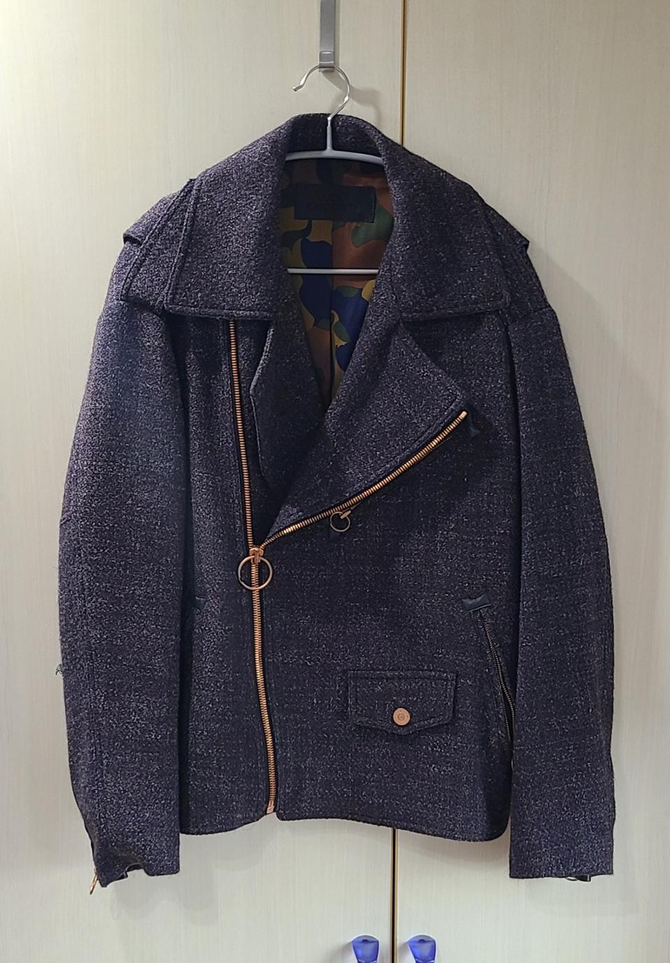 럭키슈에뜨(LUCKY CHOUETTE) 트위드 라이더 자켓