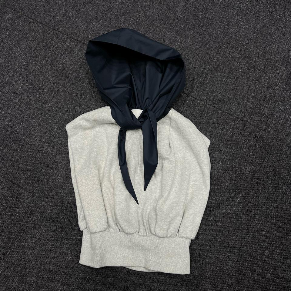 3.1필립림 프렌치 테리 민소매 후드 탱크