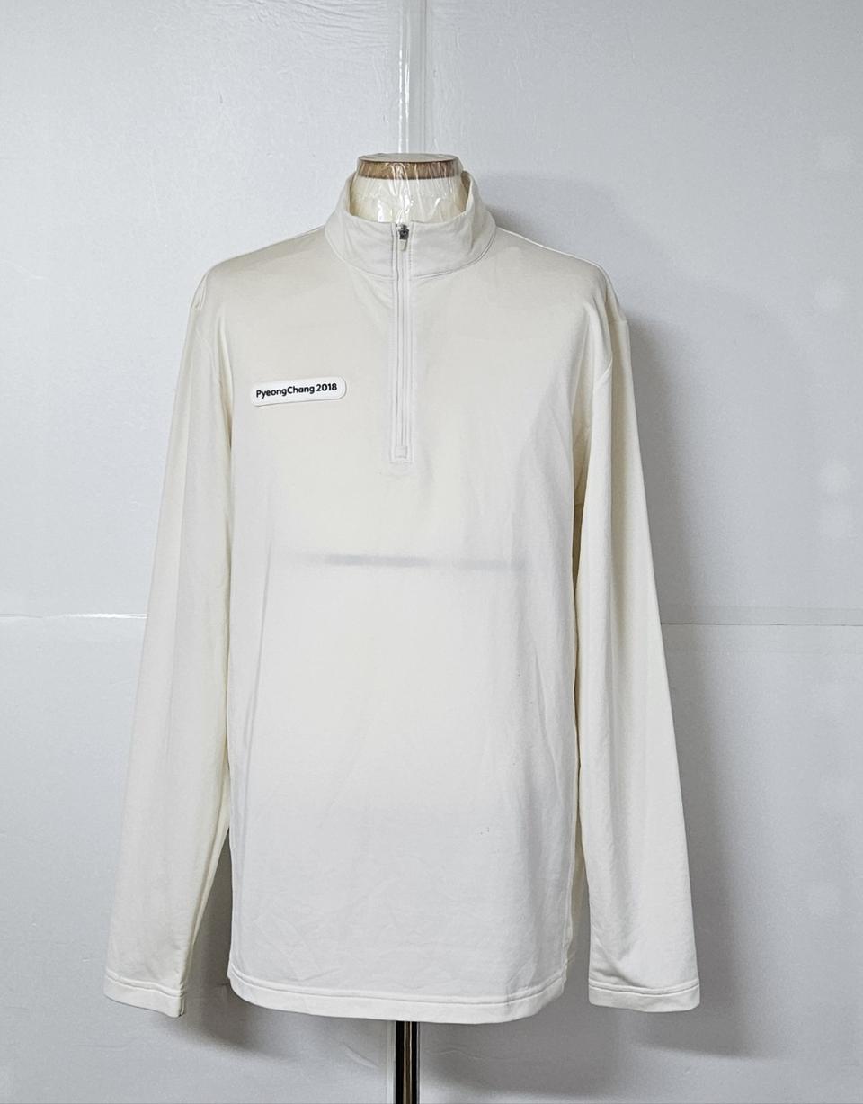 105)노스페이스 긴팔티셔츠 반집업티셔츠