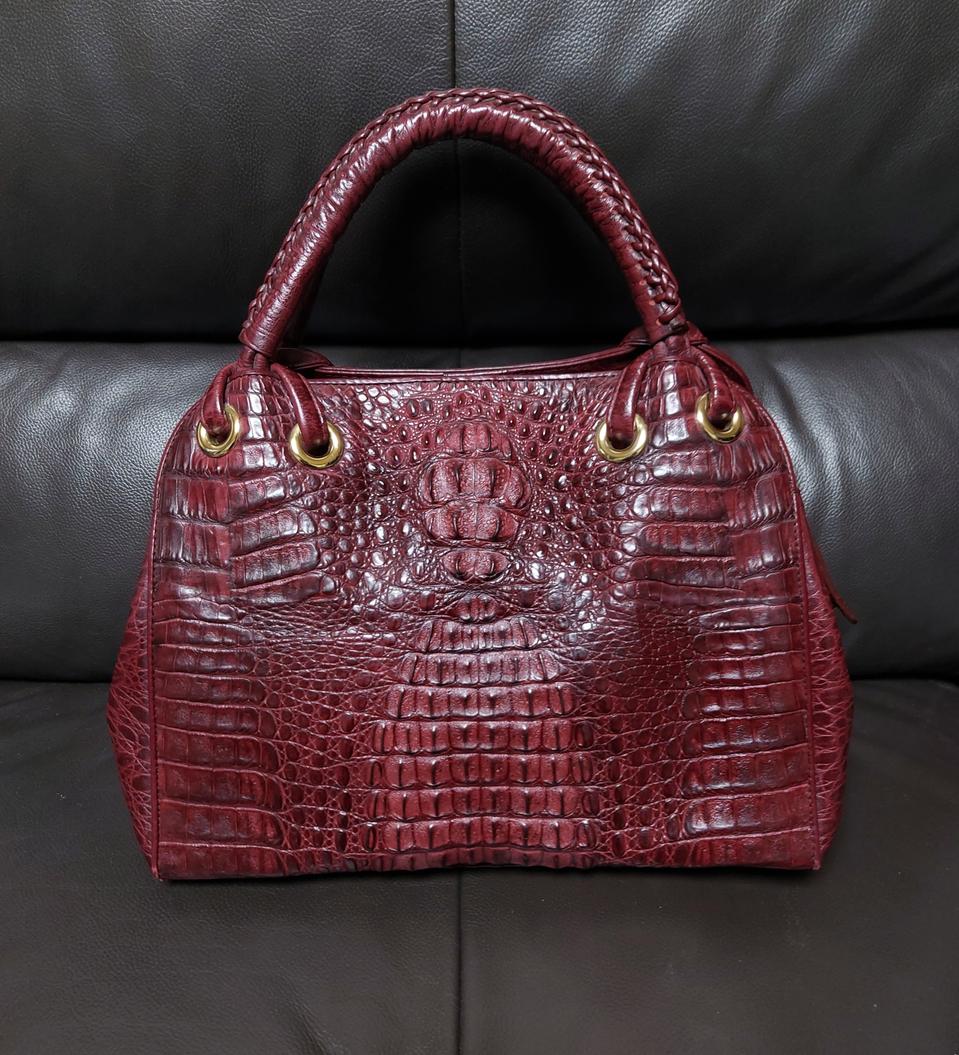 금강 비제바노 헤리티지 명품 악어가죽 토트백