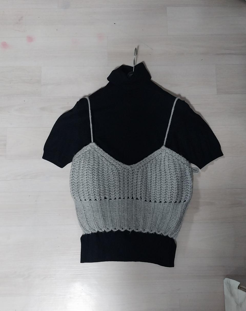 반팔폴라.니트탑 각8천