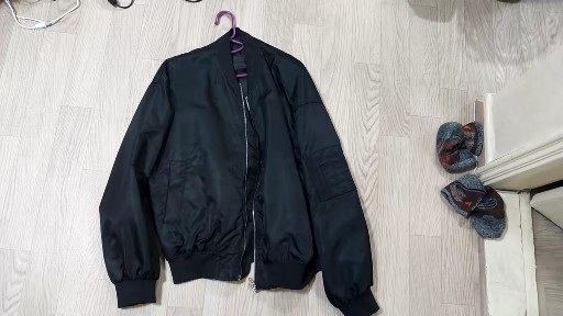 검정색 남성용 점퍼 L