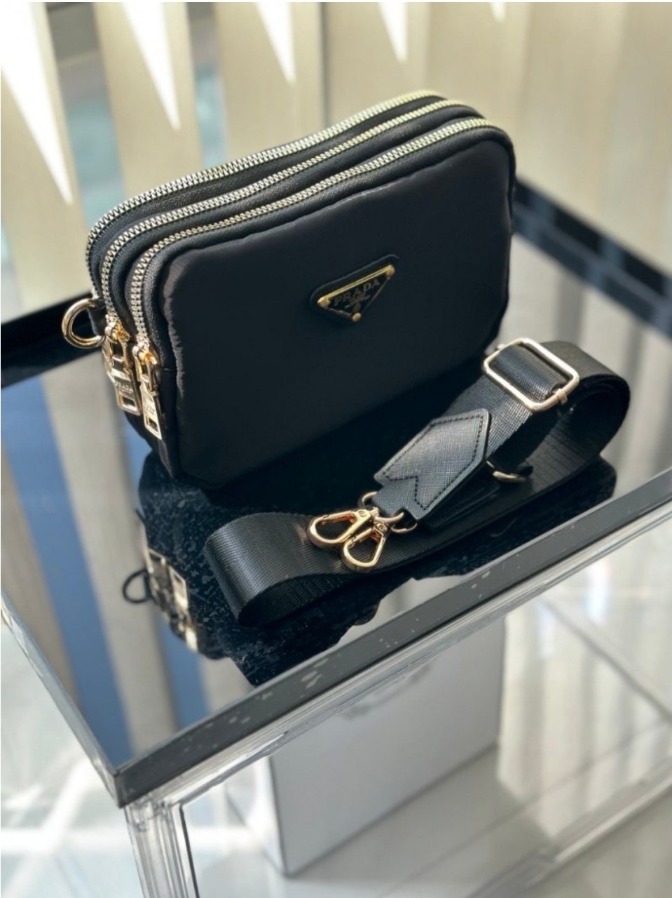 프라다 3단 가방