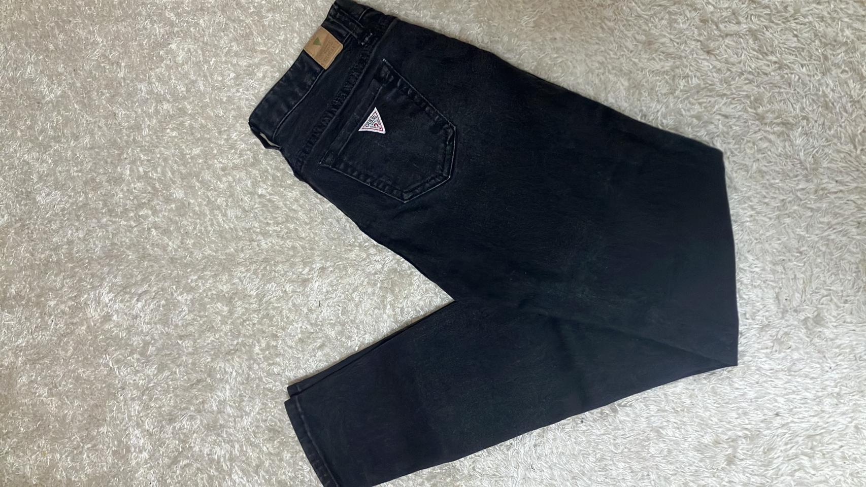 정품게스청바지 스키니 블랙