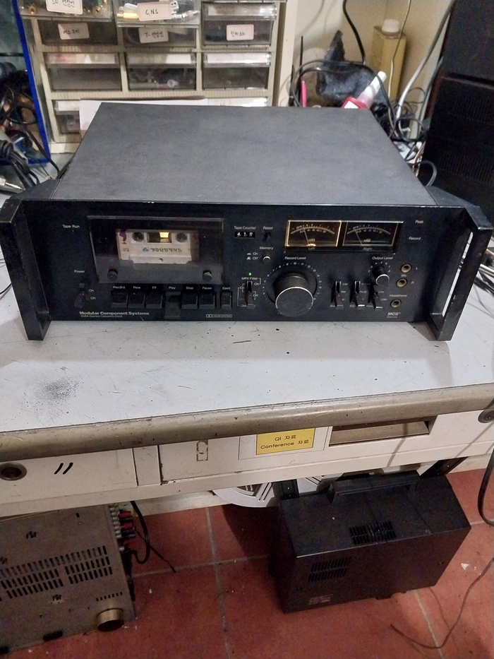 1990 미국 MCS 카세트 데크/레벨 미터 고장 및 주의 사항