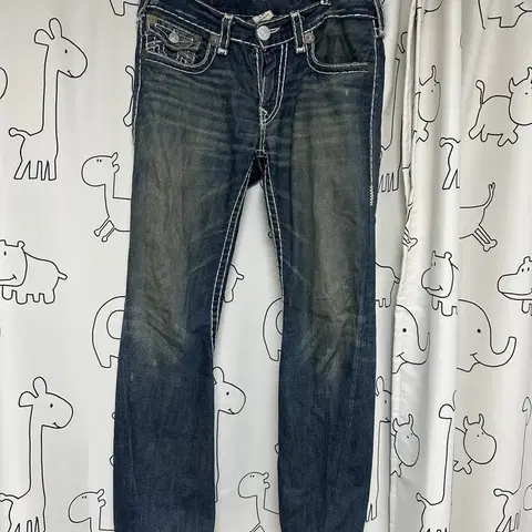 트루릴리젼 조이슈퍼티청바지 34