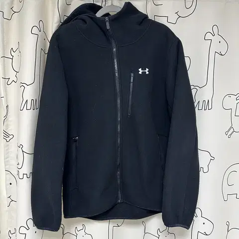 언더아머 남성 후드 플리스 집업 M