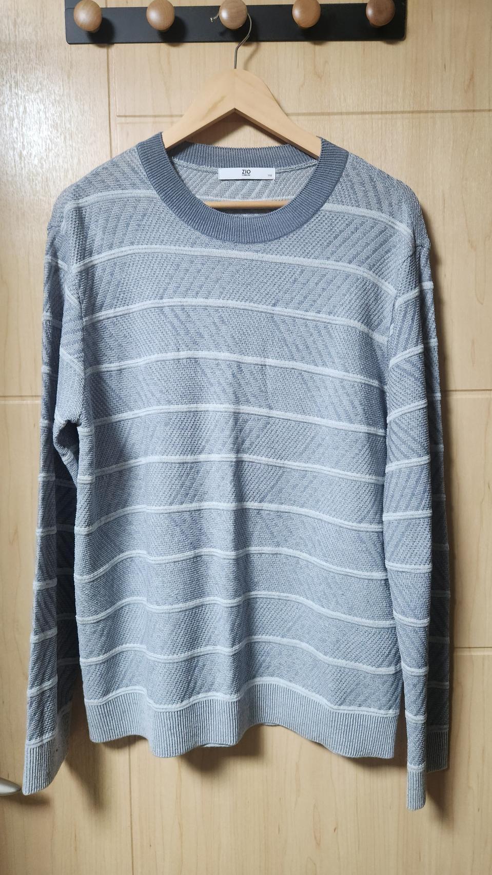 지오송지오 마혼방니트 그레이컬러 110사이즈 판매합니다.