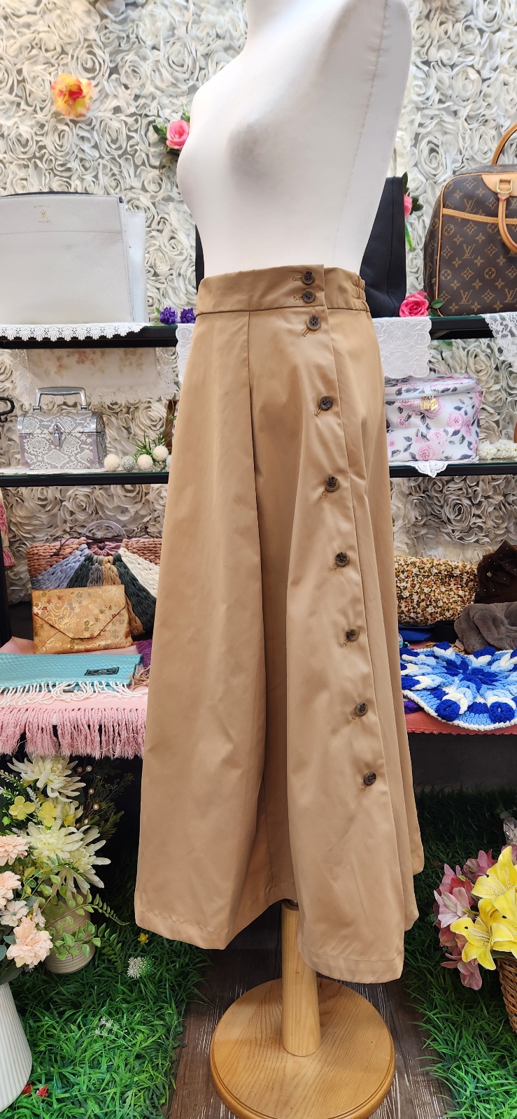 AMERICAN HOLIC 바스락 롱스커트 (66)