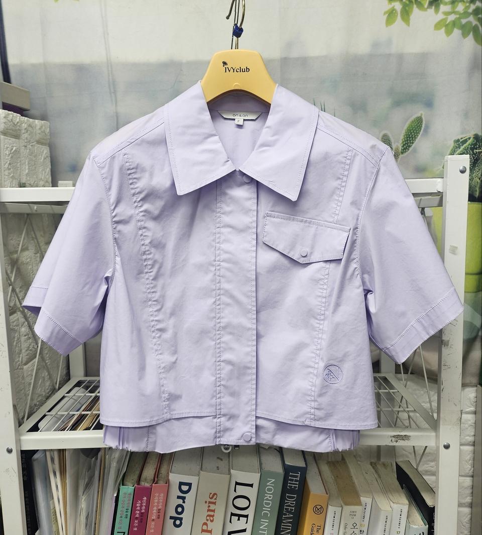 온앤온 여성 반팔자켓 55 숏자켓 크롭 반팔점퍼 WK37